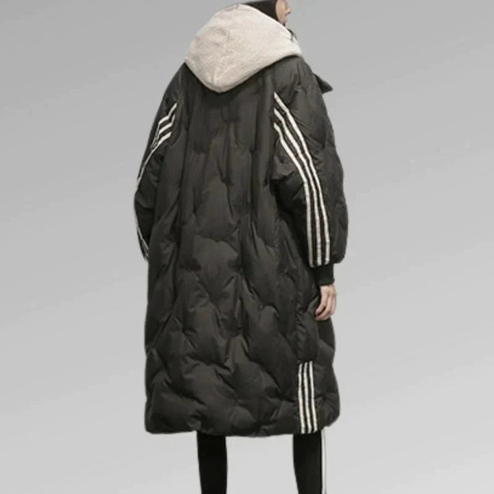Ladies Long Padded Coat Chic