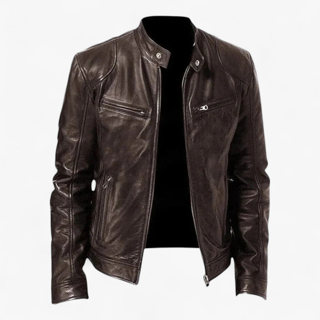 Jacket Men - Leather Genuine Statement Jacket