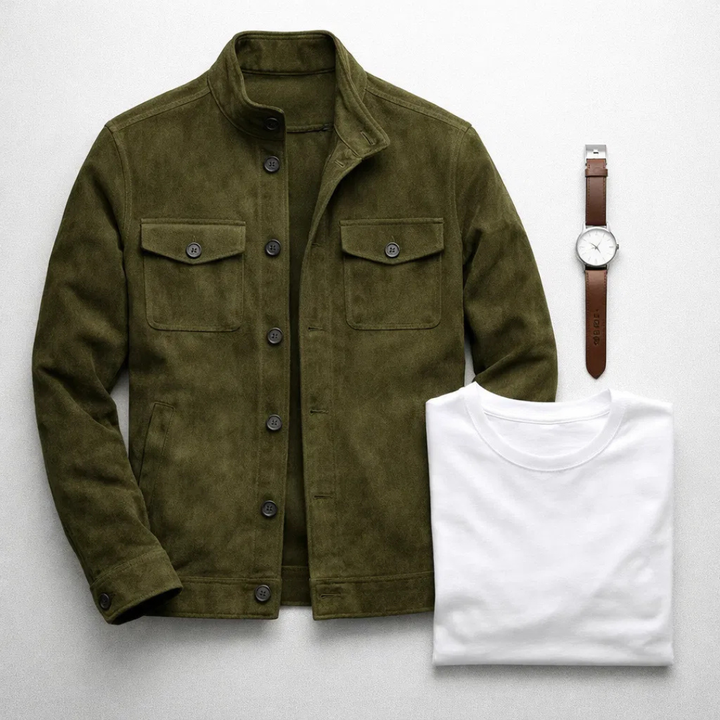Freddie | Classic Pocket Suede Jacket