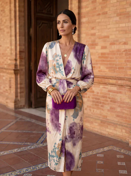 Liora - Elegant Wrap Dress