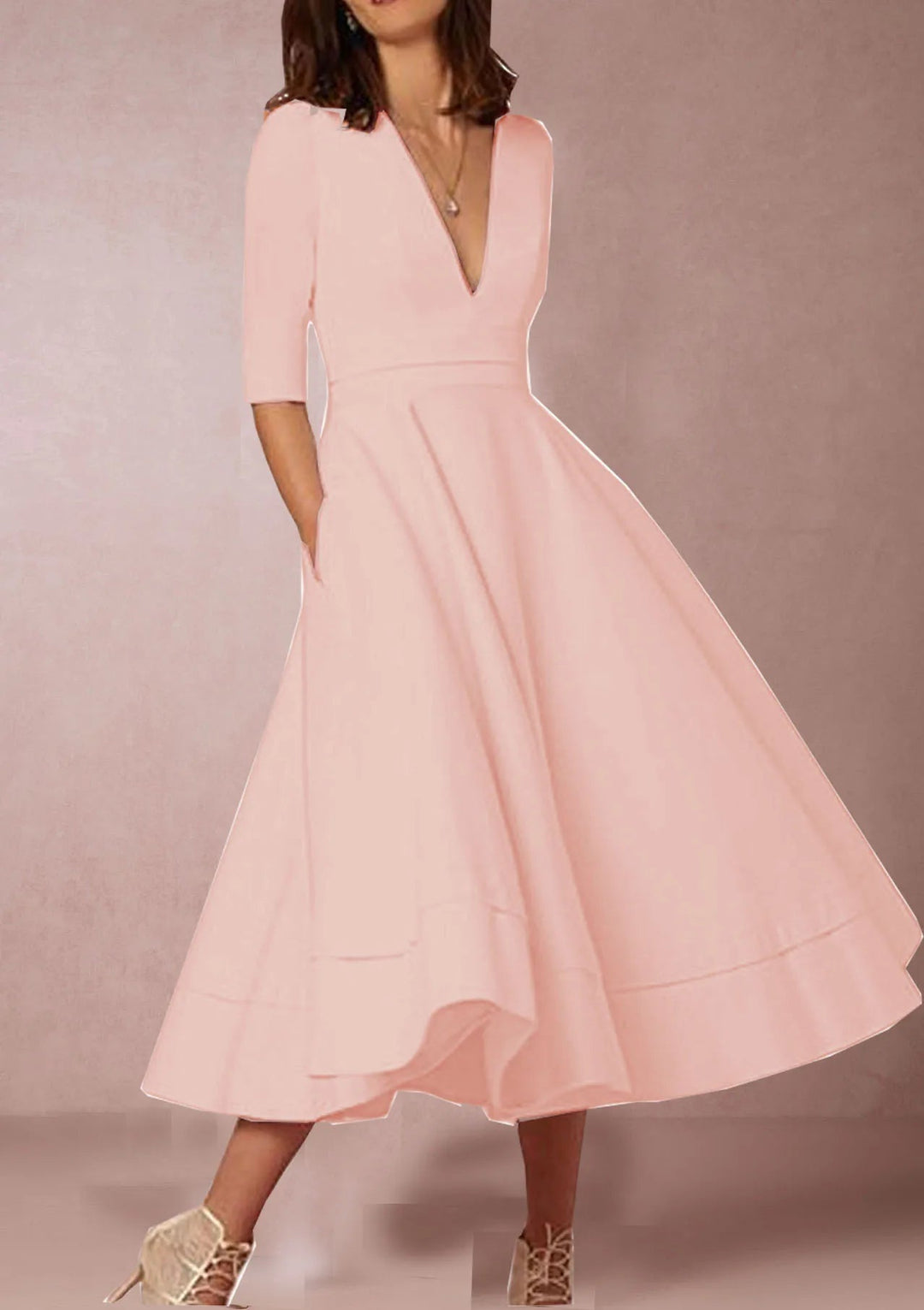 Lani | Elegant &amp; Retro-Inspired Midi Dress