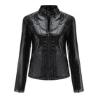 Stylish Leather Women's Jacket with Timeless Design