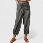 Evelyn | Women's Wide leg Elastic High waist Pants