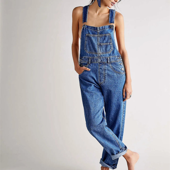 Mirelle | Stretch Denim Classic Overalls