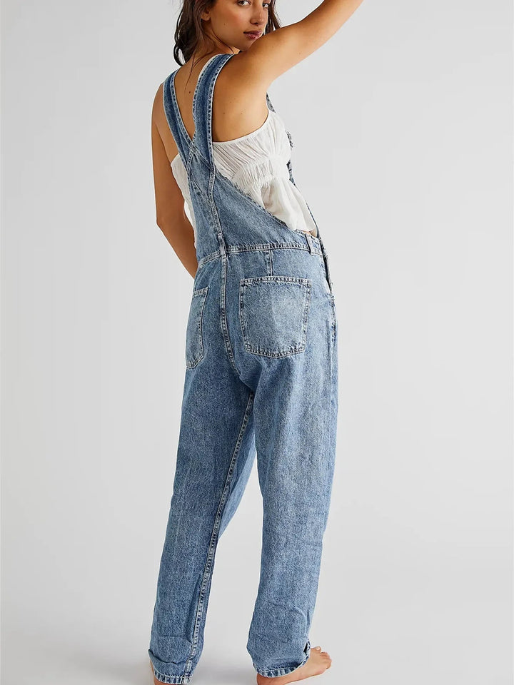 Mirelle | Stretch Denim Classic Overalls