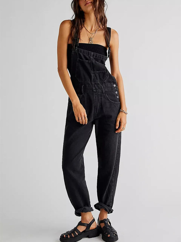 Mirelle | Stretch Denim Classic Overalls