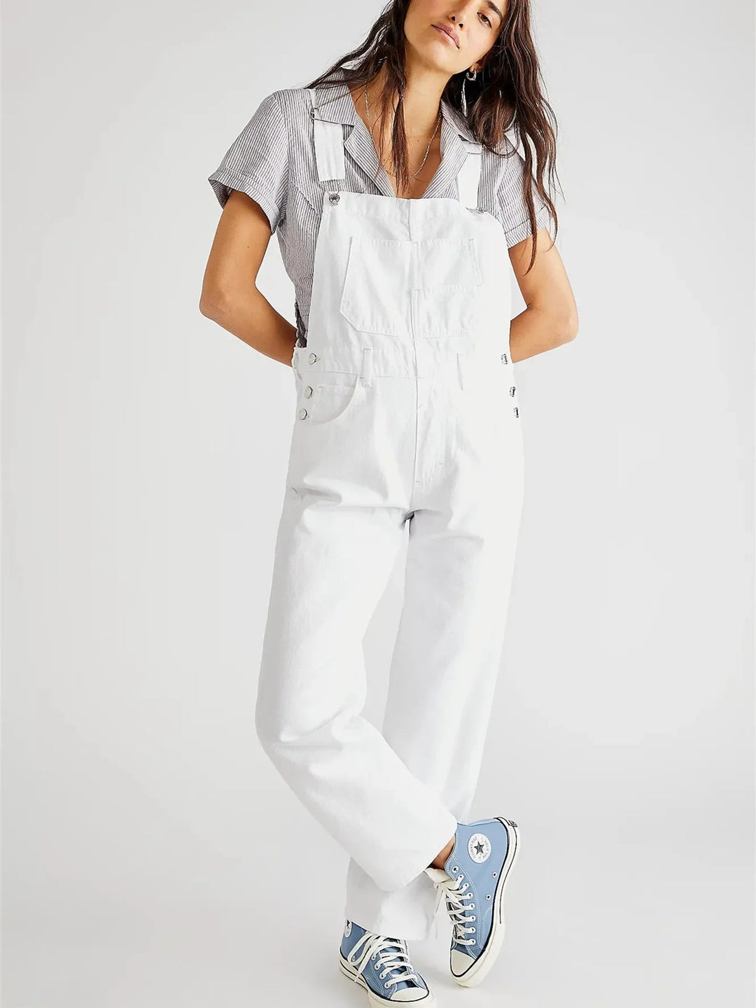 Mirelle | Stretch Denim Classic Overalls