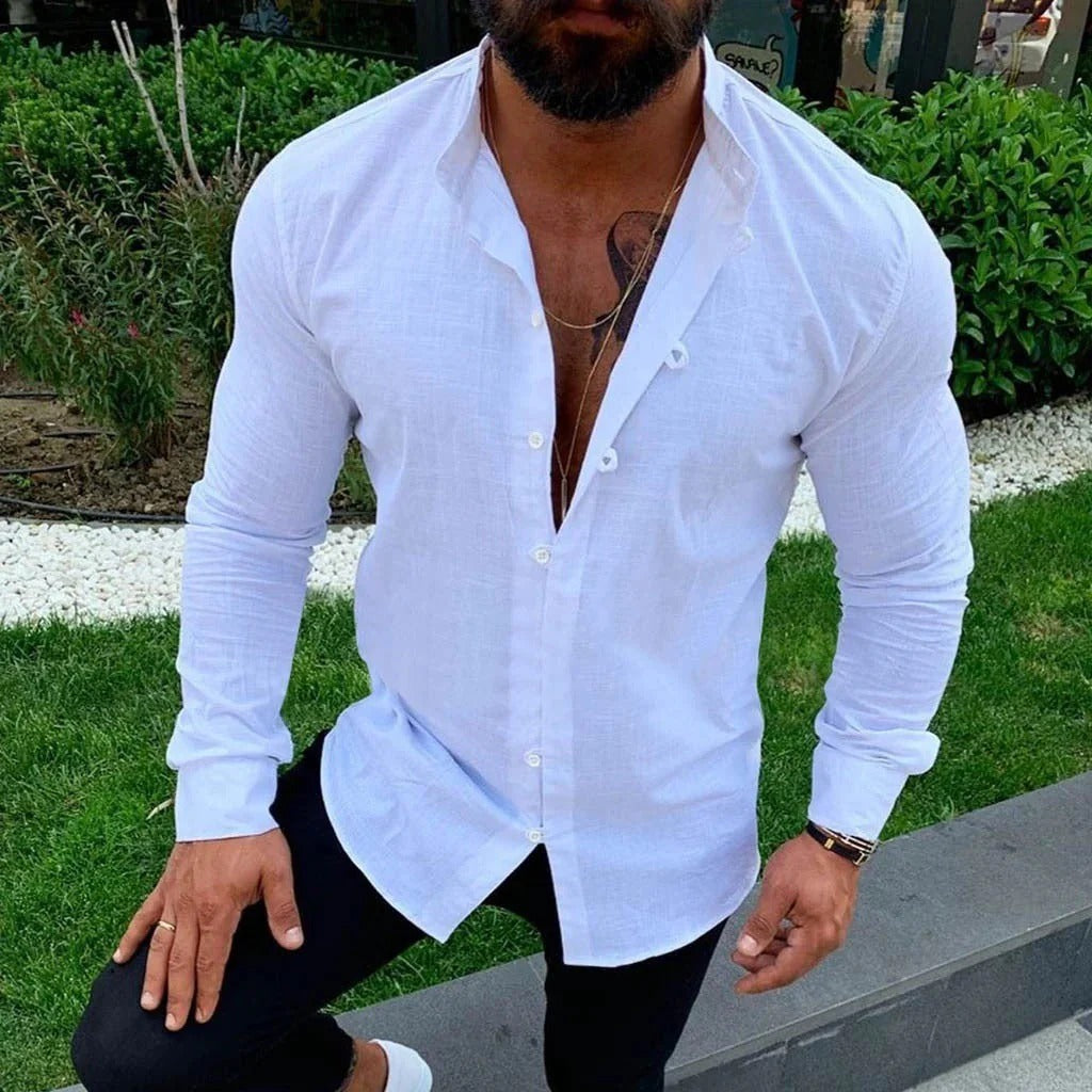 Solid Linen Men&
