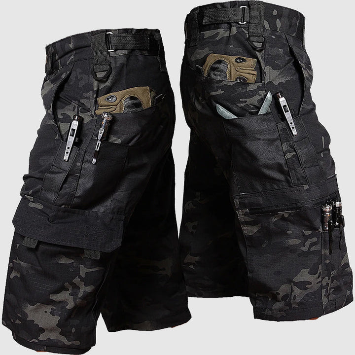 Ronan | Men’s Tactical Multi-Pocket Camo Cargo Shorts