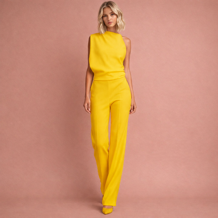 Mare - Sleeveless Jumpsuit with Wide Legs