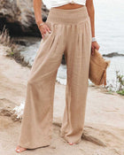 Geneva | Women's Summer Wide Legs High Waist Pants