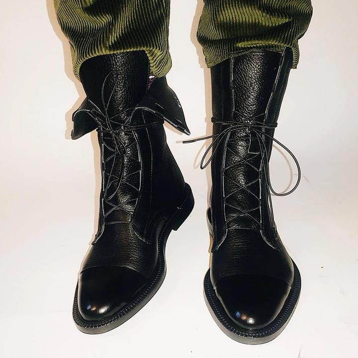 Sophia - Women’s Lace-Up Leather Ankle Boots