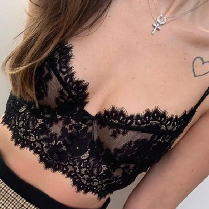 Lucia | Lace Cropped Cami