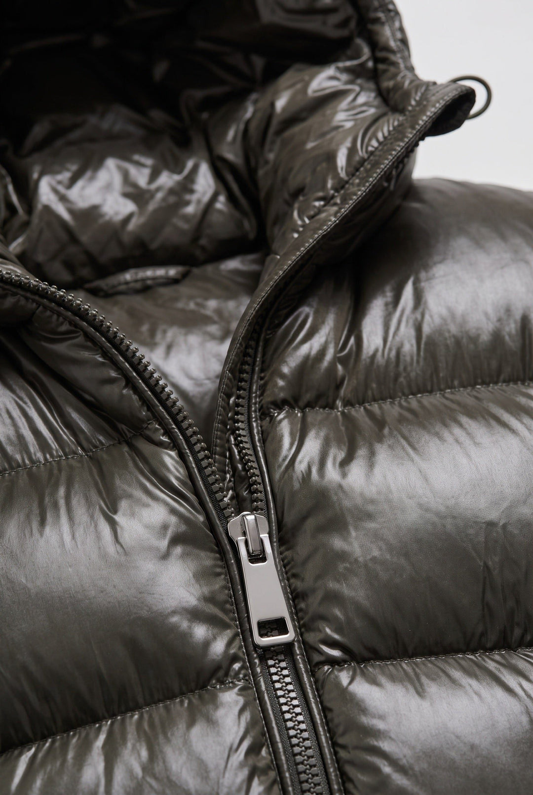 Jacket Men - Hooded Puffer Jacket with Full Zip
