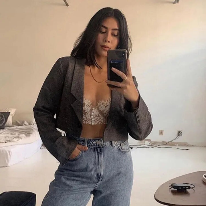 Lucia | Lace Cropped Cami