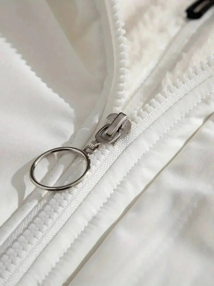 Hooded Quilted Winter Jacket with Plush Lining