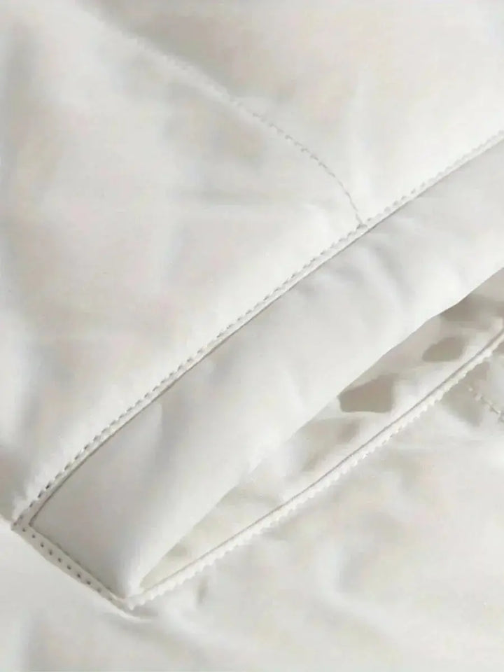Hooded Quilted Winter Jacket with Plush Lining