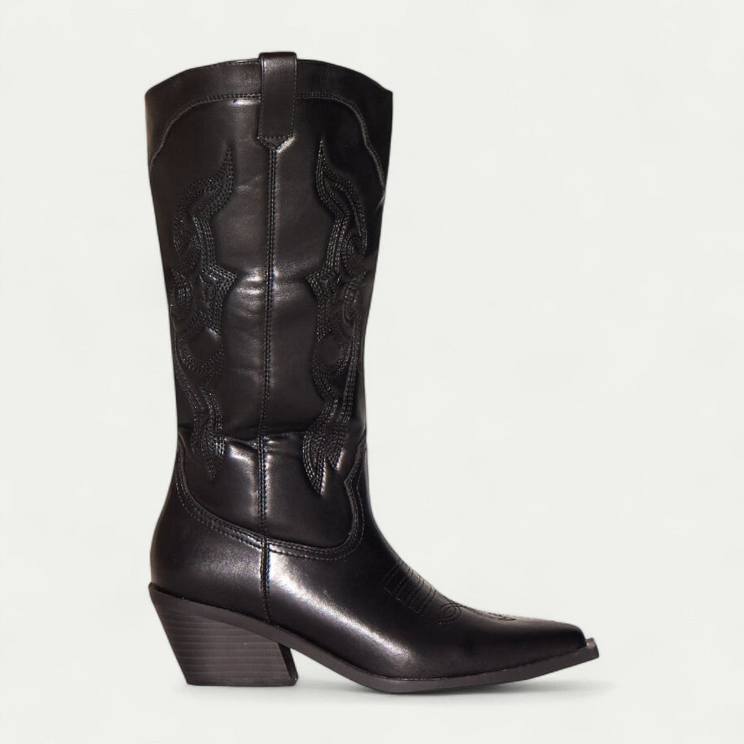 Elena | Stylish Western Pointed-Toe Boots