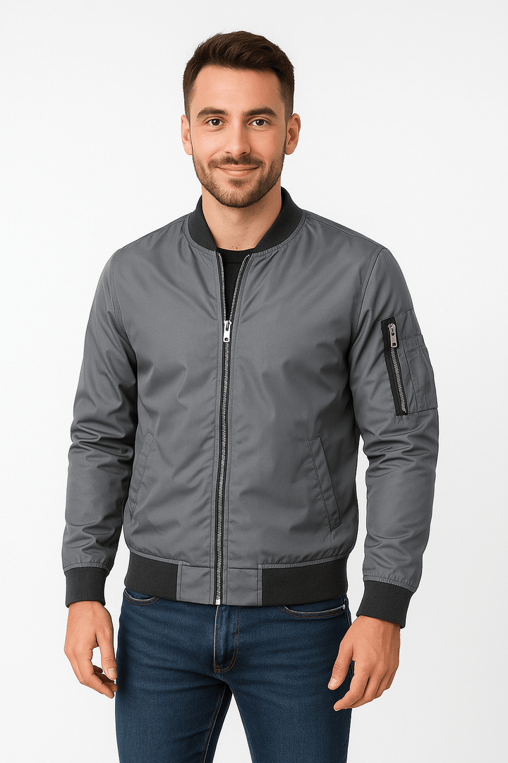 Jacket Men - Light Casual Everyday Bomber Jacket
