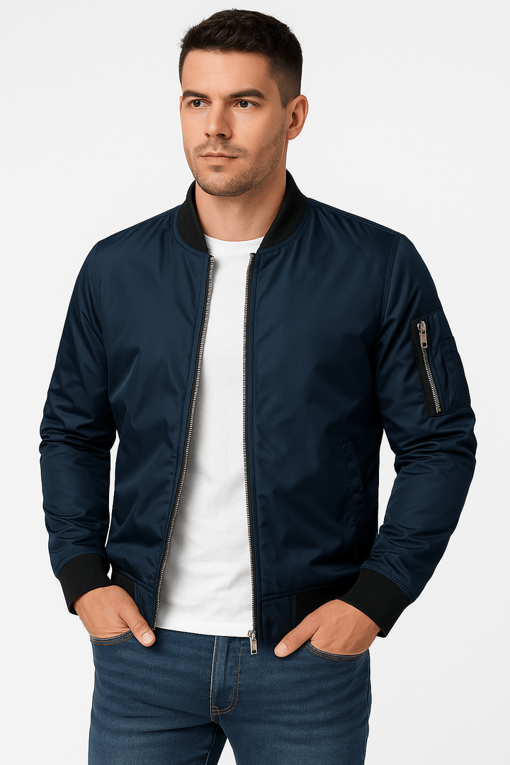 Jacket Men - Light Casual Everyday Bomber Jacket