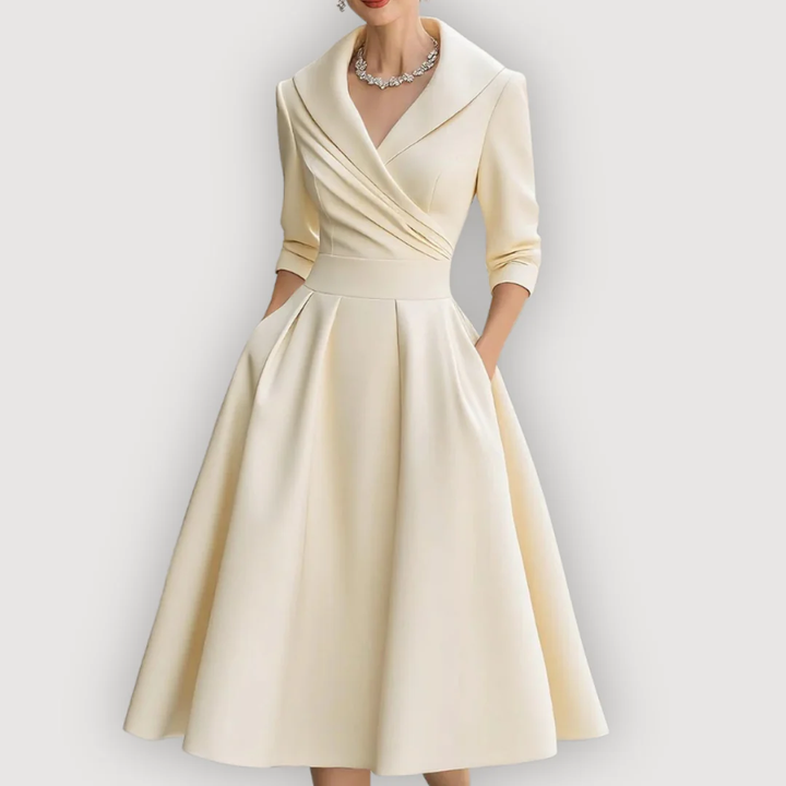LEONA – Chic Midi Dress