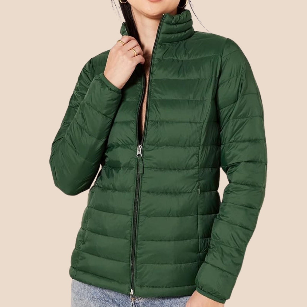 Lightweight, Packable Puffer Jacket for Women