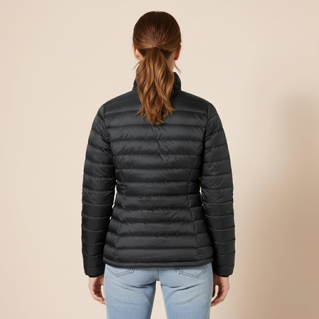Lightweight, Packable Puffer Jacket for Women