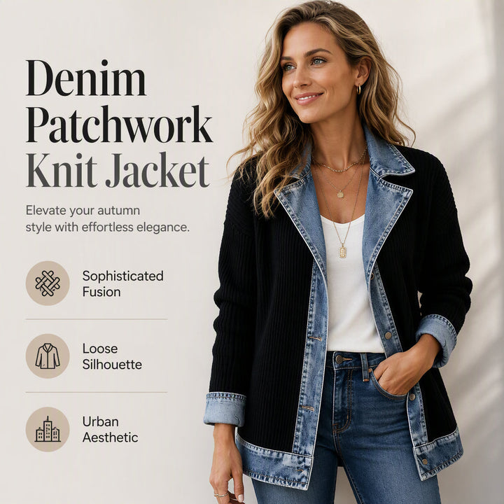 Jacket Women - Ribbed Knit Jacket