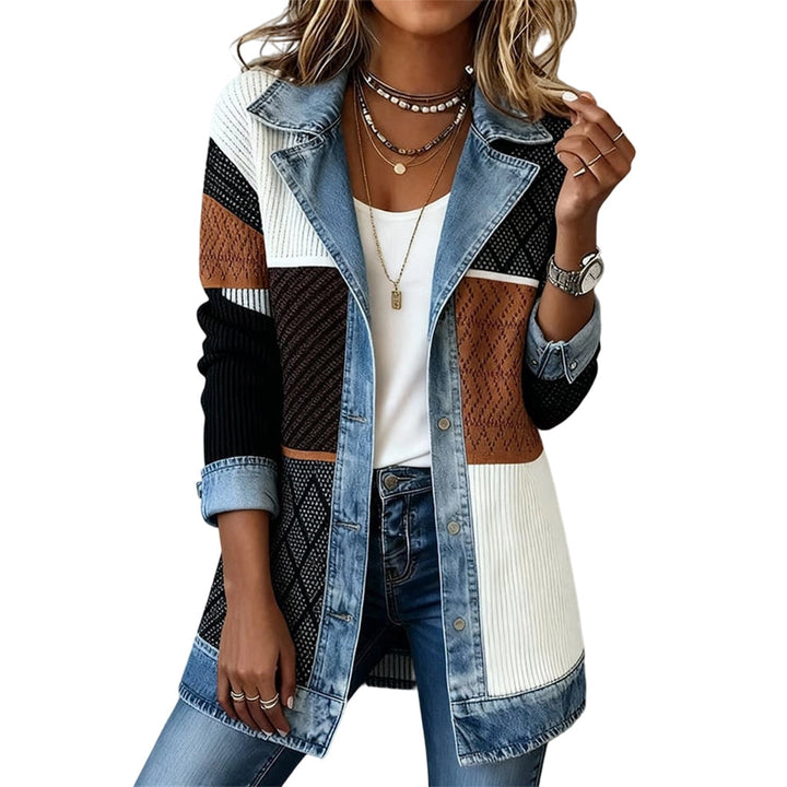 Jacket Women - Ribbed Knit Jacket
