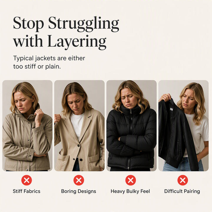 Jacket Women - Ribbed Knit Jacket