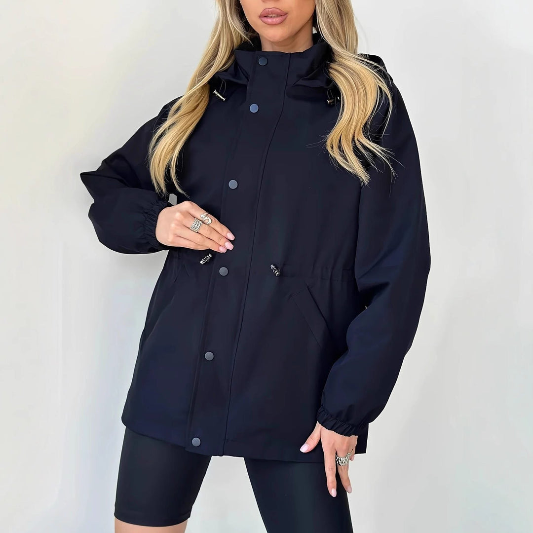 Raincoat Women - Oversized Raincoat with Hood