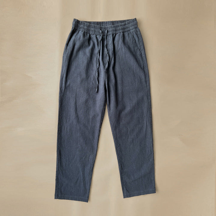 Hugo | Men’s Relaxed Fit Linen Drawstring Trousers