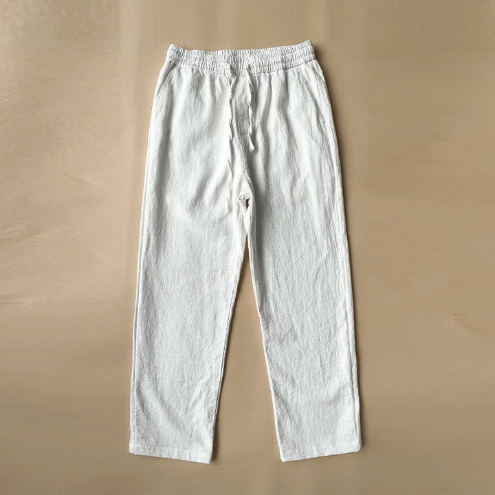 Hugo | Men’s Relaxed Fit Linen Drawstring Trousers