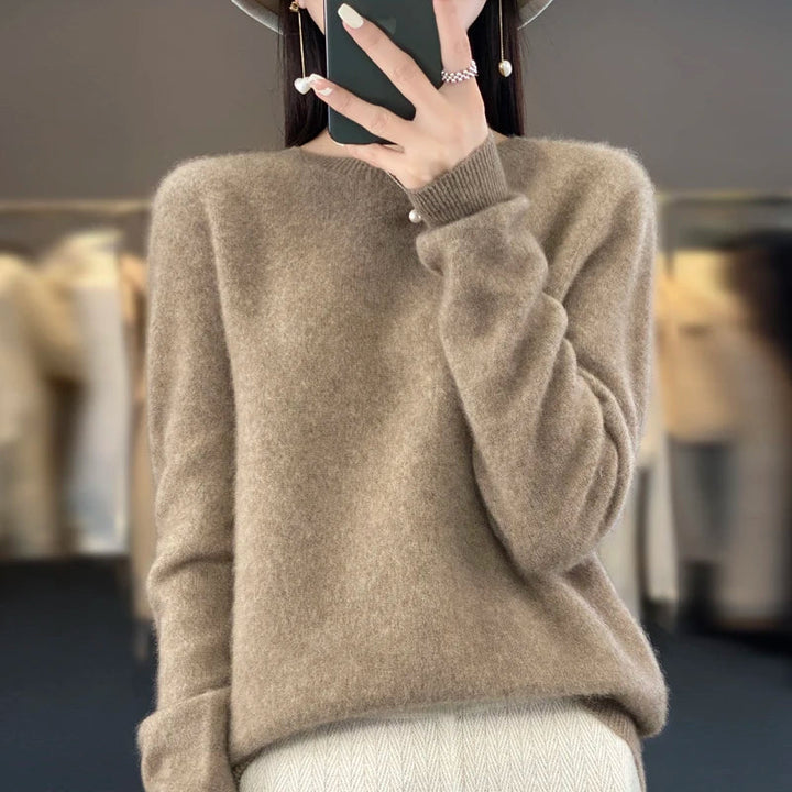 Sweater Women - Cashmere Knit Warm Sweater