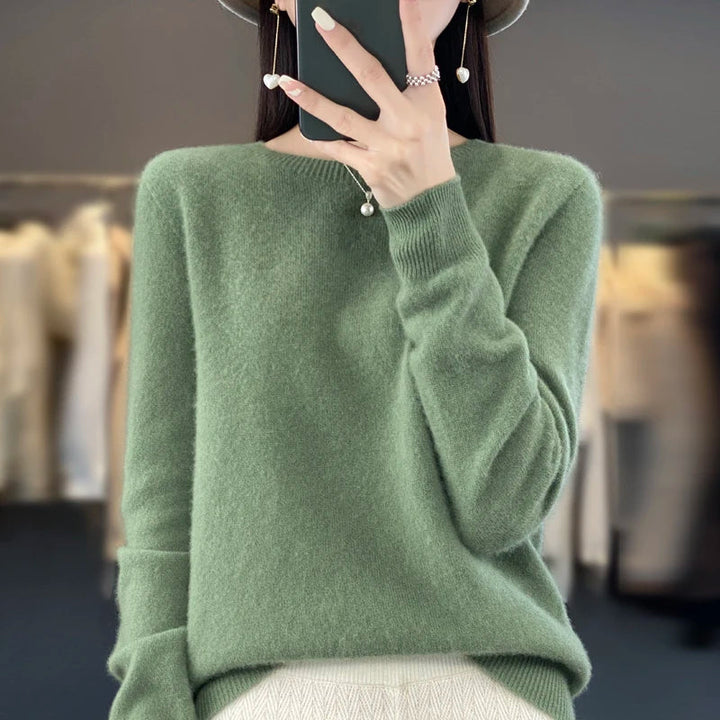 Sweater Women - Cashmere Knit Warm Sweater