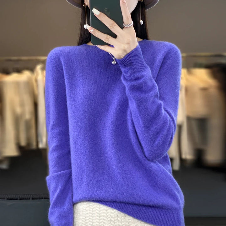 Sweater Women - Cashmere Knit Warm Sweater