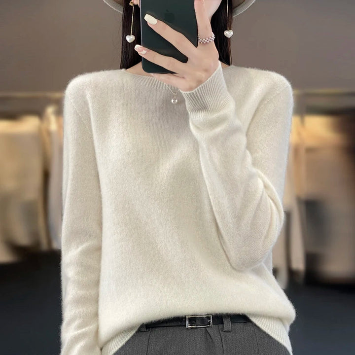 Sweater Women - Cashmere Knit Warm Sweater