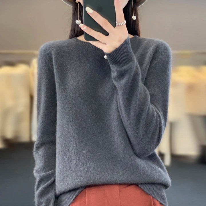 Sweater Women - Cashmere Knit Warm Sweater