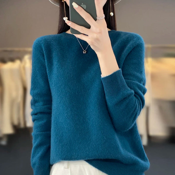 Sweater Women - Cashmere Knit Warm Sweater