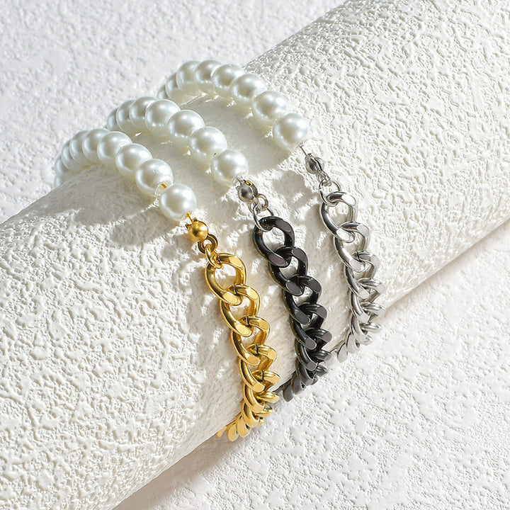 Cuban Pearl Bracelet