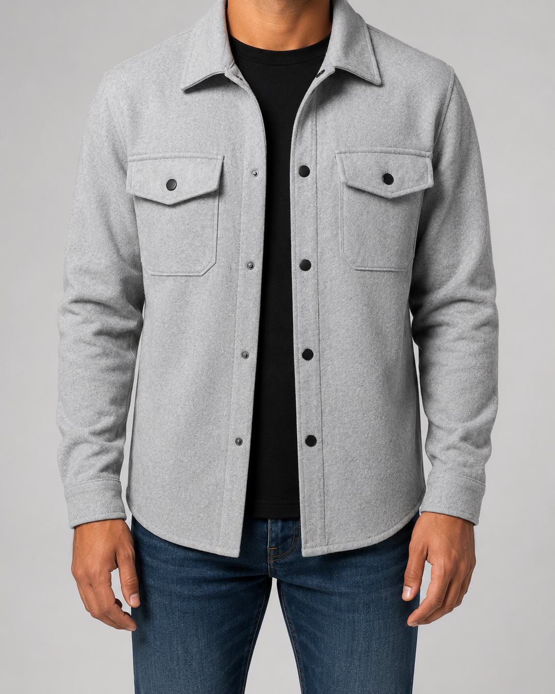 Men’s Overshirt Jacket – Casual Utility Fit