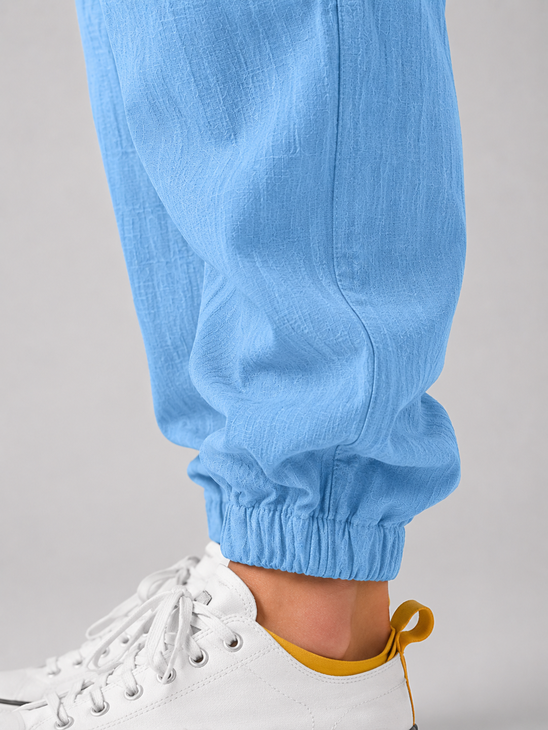 Men’s Relaxed Fit Linen Style Trousers - Summer Comfort Style