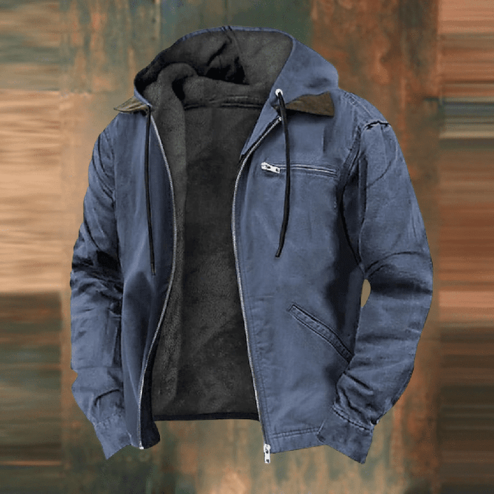 Nathan | Men’s Casual Zip-Up Hooded Jacket