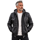 Men's Jacket | Asymmetric Zip & Removable Hood