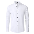 Men's Long Sleeve Polo | Wrinkle Resistant & Slim Fit