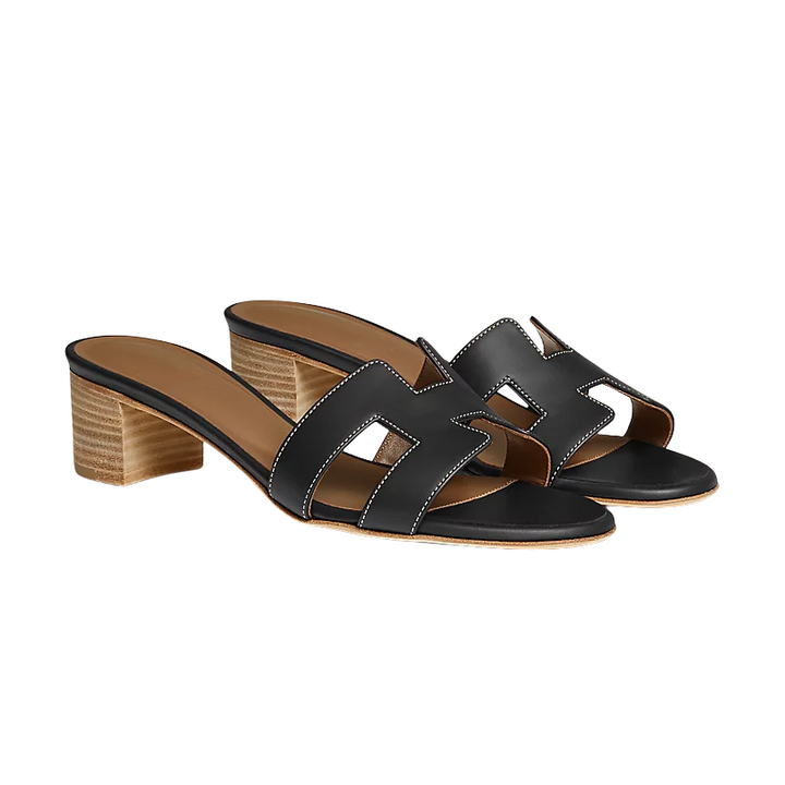 Sandals Women - Sleek Open-Toe Sandals with Ankle Strap