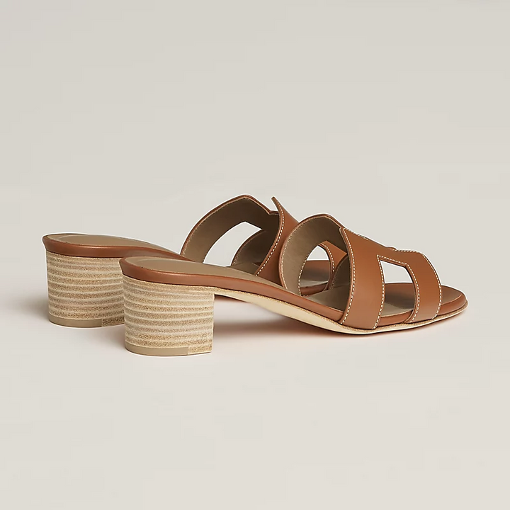Sandals Women - Sleek Open-Toe Sandals with Ankle Strap
