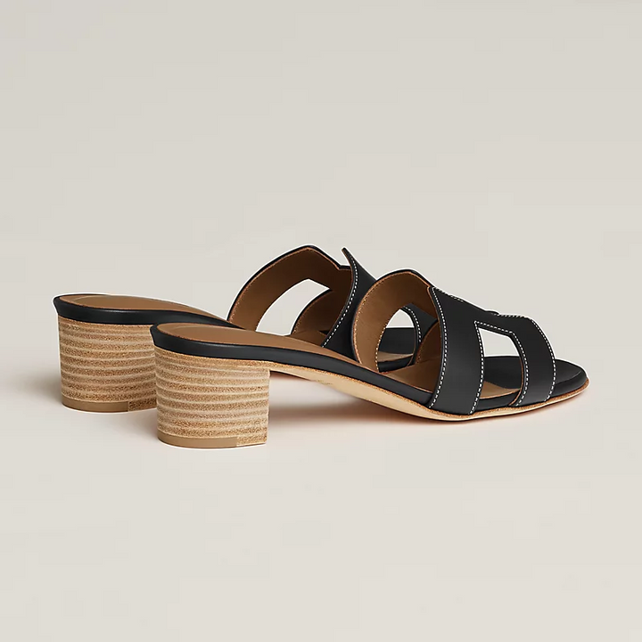 Sandals Women - Sleek Open-Toe Sandals with Ankle Strap