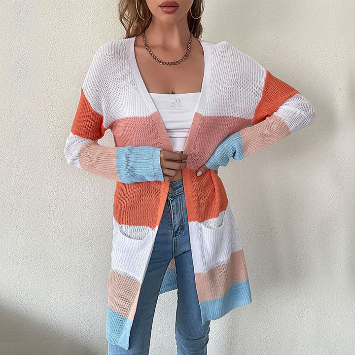 Long Sleeve Cardigan for Women with Pockets