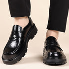 Noah | Men’s Chunky Sole Leather Penny Loafers